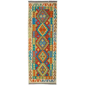 100% Wool Kilim Small Rug 70cm x 203cm
