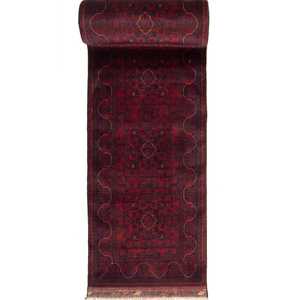 Fine Hand-knotted 100% Wool Traditional Runner 79cm x 968cm