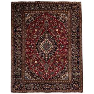 Hand-knotted Wool Kashan Persian Rug 203cm x 290cm