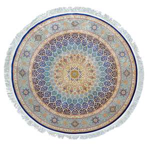 Silk: Handmade Silk Round Rug 20771