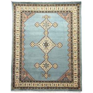 Wool Rugs: Fine Hand-knotted Kazakh Design Wool Rug  245cm x 310cm