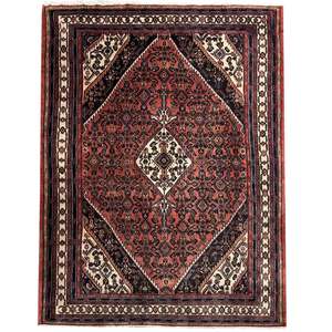 Hamadan: Hand-knotted Hamadan Wool (Senneh Design) Persian Rug 210cm x 290cm