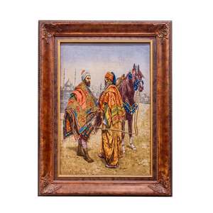 Rugs Under 500: Fine Hand-Knotted Pictorial Persian Tale Rug 62cm x 95cm