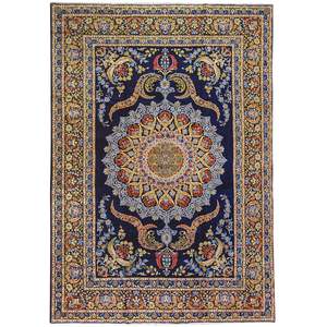 Fine Kashan Hand knotted Persian Rug - Rare Design 308cm x 437cm
