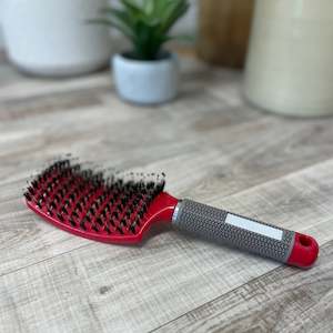 Hair Brush Combs: Red Hair Brush