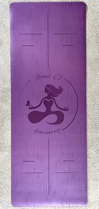 Products: YOGA MAT Combo PURPLE (mat, belt, block and bag - your necessary ultimate yoga gear for your practice ) - House of Harmony