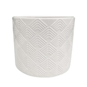 White Arrow Pot 14cm