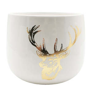 Pots: White Stag Pot 12cm