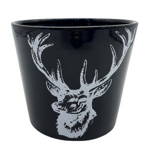 Black Stag Pot 14cm