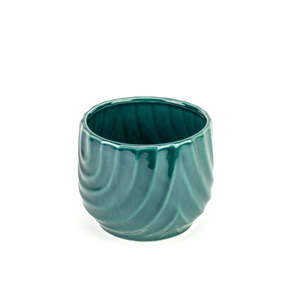 Teal Bravia Pot 14cm