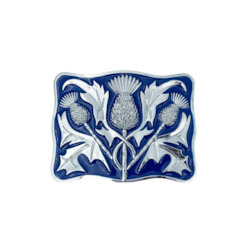 Blue Thistle Kilt Buckle