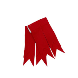 Highland Dress: Scarlet Red Garter Flashes