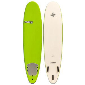 8ft Platino Soft Top Surfboard [WHITE & TURQUOISE]