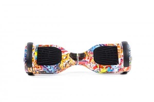 Self Balancing Scooters: 6.5" Wheel Self Balancing Scooter Electric Hoverboard-Orange Graffiti