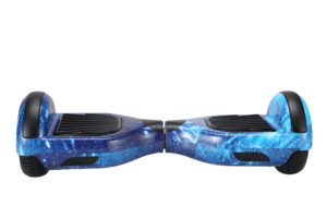6.5" Wheel Electric Hoverboard with Bluetooth + Free Carry Bag - Blue Galaxy
