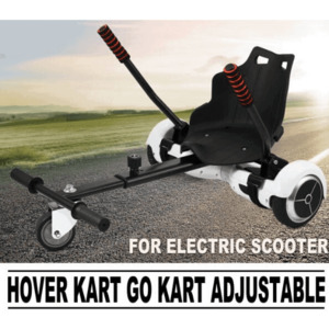 Accessories: Adjustable Kart For Self Balancing Scooter & Hoverboard – Black - Suitable for all hoverboard types