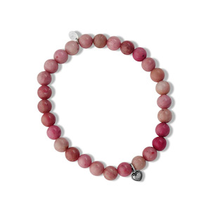 Wrist: Rhodochrosite Stretchy Bracelet