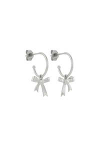 Karen Walker Bow Hoop Earrings