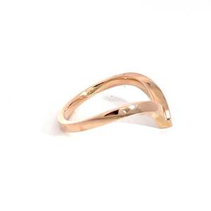 Rings: 18ct Rose Gold V Ring