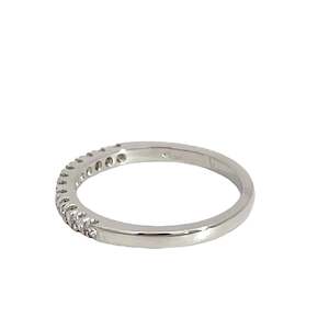 Rings: Platinum 12 Diamonds Band