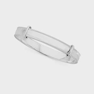 Wrist: Sterling Silver Expandable Child Bracelet