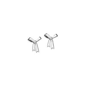 Earrings: Sterling Silver Karen Walker Bow Studs