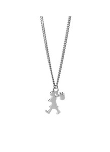 Karen Walker Sterling Silver Runaway Girl Pendant Mini