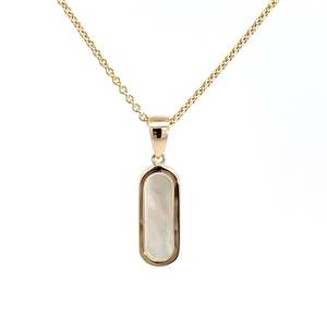 9ct Yellow Gold Mother of Pearl Pendant