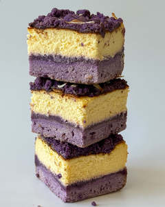 Ube Crumble Cheesecake