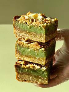 All Slices: Coconut Pandan Cookie Pie