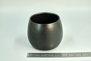 Products: Ceramic pot - Black - Medium (12cm) - HoyaHoya