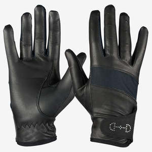 Horze Leather Mesh gloves.