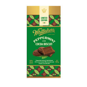 Whittakers Peppermint and Cocoa Biscuit 100g