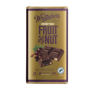 Whittaker's Fruit and Nut 250g