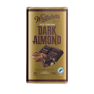 Confectionery: Whittaker's Dark Almond 250g