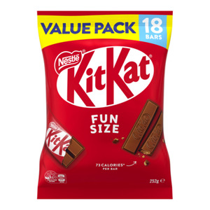 Confectionery: KIT KAT Valuepack 18pk 252g