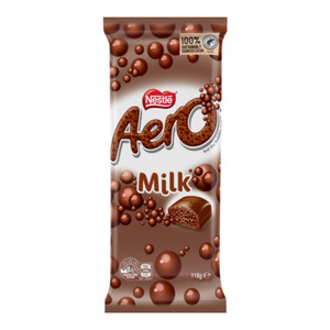 Confectionery: AERO Milk Block 118g