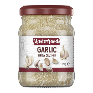 Gourmet Grocery: Masterfoods Garlic Finely Crushed 160g