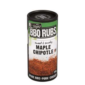 Mrs Rogers BBQ Rub - Maple Chipotle 100g