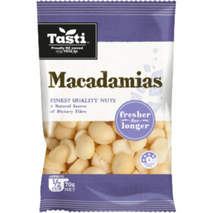 Nuts: Tasti Macadamias 70g