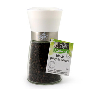 Herbs Seasonings: Mrs Rogers Pepper Grinder 90g