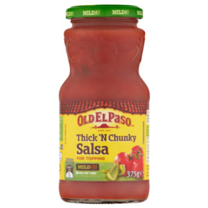 Old El Paso Mild Salsa Thick & Chunky 375g