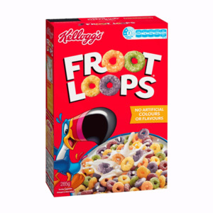 Cereals: Kellogg's Froot Loops 285g