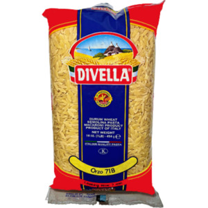 Pasta Rice: Divella Orzo Pasta 454g