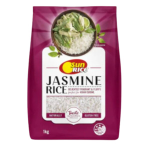 Pasta Rice: Sun Rice Jasmine Rice 1kg