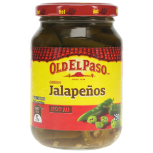 Canned Goods 1: Old El Paso Pickled Sliced Jalapeños 250g
