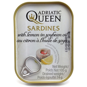 Adriatic Queen Sardines in Vegetable Oil 105g