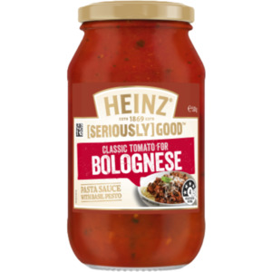 Heinz Seriously Good Tomato Bolognese Pasta Sauce 510g