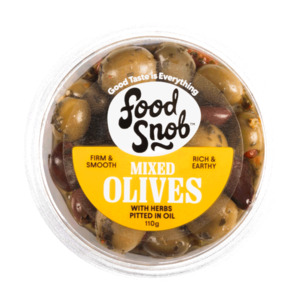 Chilled: Food Snob Mixed Olives 110g