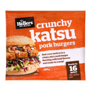 Hellers Katsu Pork Burger 600g